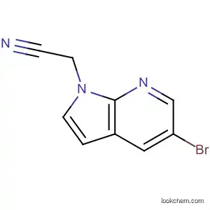 Molecular Structure of 562823-31-8 (1H-Pyrrolo[2,3-b]pyridine-1-acetonitrile, 5-bromo-)
