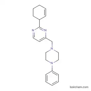 Molecular Structure of 562835-63-6 (Pyrimidine,
1,4,5,6-tetrahydro-2-phenyl-4-[(4-phenyl-1-piperazinyl)methyl]-, (4R)-)