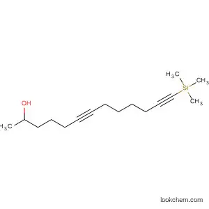 Molecular Structure of 564476-09-1 (6,12-Tridecadiyn-2-ol, 13-(trimethylsilyl)-)