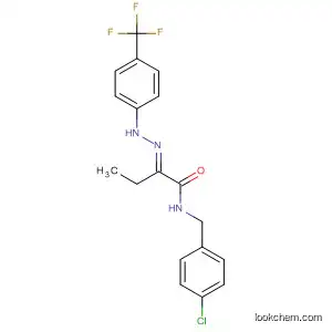 Butanamide,
N-[(4-chlorophenyl)methyl]-2-[[4-(trifluoromethyl)phenyl]hydrazono]-,
(2E)-