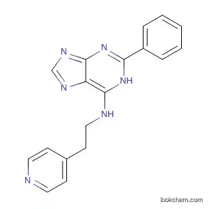 Molecular Structure of 565236-52-4 (1H-Purin-6-amine, 2-phenyl-N-[2-(4-pyridinyl)ethyl]-)