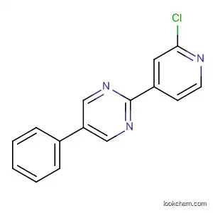 Molecular Structure of 566189-17-1 (Pyrimidine, 2-(2-chloro-4-pyridinyl)-5-phenyl-)