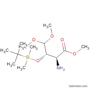 L-Threonine, O-[(1,1-dimethylethyl)dimethylsilyl]-4,4-dimethoxy-, methyl
ester