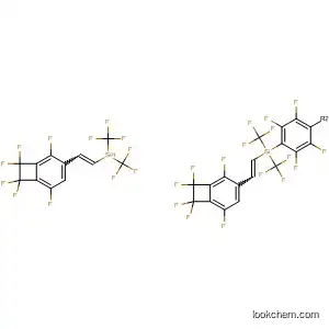Molecular Structure of 568526-67-0 (Silane,
(2,3,5,6-tetrafluoro-1,4-phenylene)bis[[2-(2,5,7,7,8,8-hexafluorobicyclo[
4.2.0]octa-1,3,5-trien-3-yl)ethenyl]bis(trifluoromethyl)-)