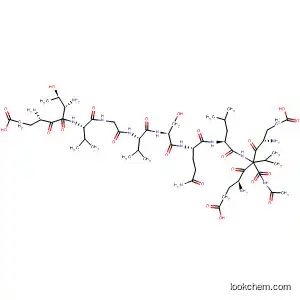 Molecular Structure of 568587-53-1 (L-Valinamide,
N-acetyl-L-a-glutamyl-L-a-glutamyl-L-threonyl-L-valylglycyl-L-valyl-L-seryl-L
-glutaminyl-L-leucyl-L-a-glutamyl-)