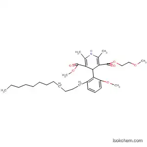 Molecular Structure of 571962-84-0 (3,5-Pyridinedicarboxylic acid,
4-(2-dodecyl-6-methoxyphenyl)-1,4-dihydro-2,6-dimethyl-,
2-methoxyethyl methyl ester)