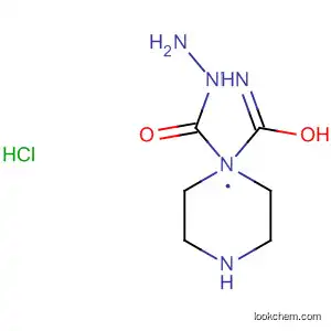 Molecular Structure of 573670-87-8 (1-Piperazinecarboximidic acid, 1-methylhydrazide, monohydrochloride)