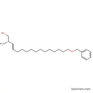 Molecular Structure of 573673-75-3 (3-Hexadecen-1-ol, 2-methyl-16-(phenylmethoxy)-, (2S,3E)-)