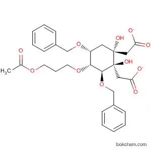 Molecular Structure of 575502-85-1 (1,2-Cyclohexanediol, 4-[3-(acetyloxy)propoxy]-3,5-bis(phenylmethoxy)-,
diacetate, (1R,2S,3S,4R,5R)-)