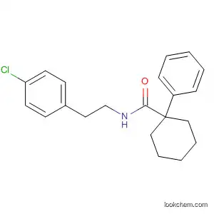 Molecular Structure of 577034-81-2 (Cyclohexanecarboxamide, N-[2-(4-chlorophenyl)ethyl]-1-phenyl-)