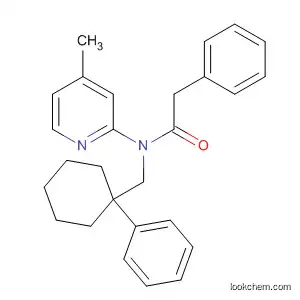 Molecular Structure of 577039-57-7 (Benzeneacetamide,
N-(4-methyl-2-pyridinyl)-N-[(1-phenylcyclohexyl)methyl]-)