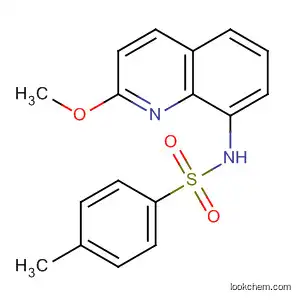 Molecular Structure of 577969-64-3 (Benzenesulfonamide, N-(2-methoxy-8-quinolinyl)-4-methyl-)