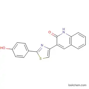 Molecular Structure of 578018-40-3 (2(1H)-Quinolinone, 3-[2-(4-hydroxyphenyl)-4-thiazolyl]-)