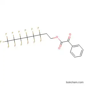 Molecular Structure of 578029-63-7 (Benzeneacetic acid, a-oxo-, 3,3,4,4,5,5,6,6,7,7,8,8,8-tridecafluorooctyl
ester)