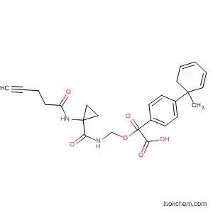 Molecular Structure of 578766-56-0 ([1,1'-Biphenyl]-2-carboxylic acid,
4'-[[[[1-[(1-oxo-4-pentynyl)amino]cyclopropyl]carbonyl]amino]methyl]-,
methyl ester)