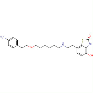 2(3H)-Benzothiazolone,  7-[2-[[6-[2-(4-aminophenyl)ethoxy]hexyl]amino]ethyl]-4-hydroxy-