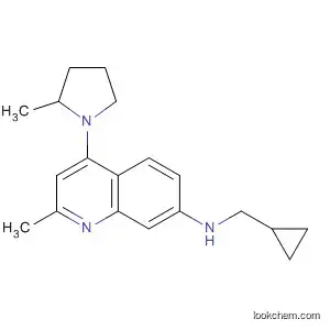 7-Quinolinamine,
N-(cyclopropylmethyl)-2-methyl-4-(2-methyl-1-pyrrolidinyl)-