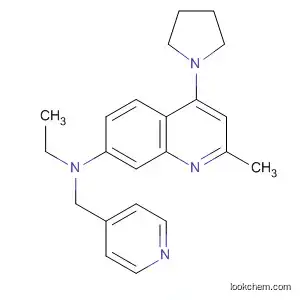 7-Quinolinamine,
N-ethyl-2-methyl-N-(4-pyridinylmethyl)-4-(1-pyrrolidinyl)-