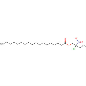 Molecular Structure of 103757-33-1 (Octadecanoic acid, 2-chloro-2-nitrobutyl ester)