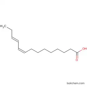 Molecular Structure of 111047-36-0 (9,11-Tetradecadienoic acid, (9Z,11E)-)
