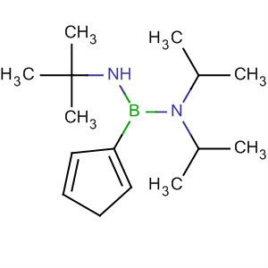 Molecular Structure of 118331-91-2 (Boranediamine,
1-(1,4-cyclopentadien-1-yl)-N'-(1,1-dimethylethyl)-N,N-bis(1-methylethyl
)-)