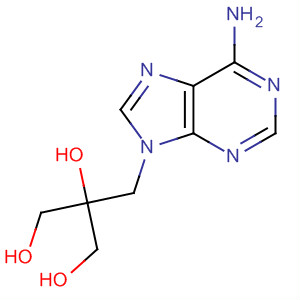Molecular Structure of 123062-34-0 (1,2,3-Propanetriol, 2-[(6-amino-9H-purin-9-yl)methyl]-)