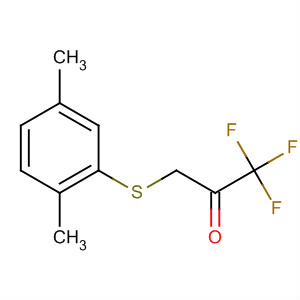 2-Propanone, 3-[(2,5-dimethylphenyl)thio]-1,1,1-trifluoro-