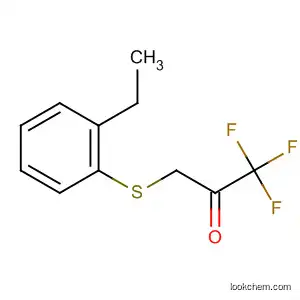 2-Propanone, 3-[(2-ethylphenyl)thio]-1,1,1-trifluoro-