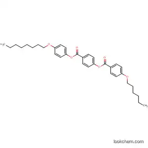 Molecular Structure of 126762-01-4 (Benzoic acid, 4-(hexyloxy)-, 4-[[4-(octyloxy)phenoxy]carbonyl]phenyl
ester)