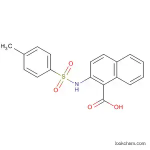 Molecular Structure of 134864-08-7 (1-Naphthalenecarboxylic acid, 2-[[(4-methylphenyl)sulfonyl]amino]-)