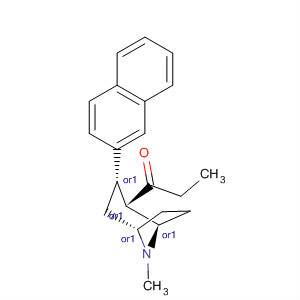 1-Propanone,  1-[(1R,2S,3S,5S)-8-methyl-3-(2-naphthalenyl)-8-azabicyclo[3.2.1]oct-2-  yl]-, rel-