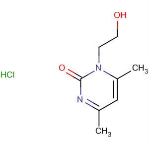 2(1H)-Pyrimidinone, 1-(2-hydroxyethyl)-4,6-dimethyl-, hydrochloride CAS No  14761-70-7