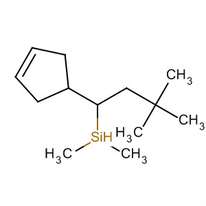 Molecular Structure of 161371-81-9 (Silane, [1-(3-cyclopenten-1-yl)-3,3-dimethylbutyl]dimethyl-)