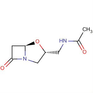 Molecular Structure of 169528-25-0 (Acetamide,
N-[[(3R,5R)-7-oxo-4-oxa-1-azabicyclo[3.2.0]hept-3-yl]methyl]-)