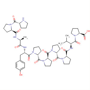 Molecular Structure of 172515-02-5 (L-Proline,
L-prolyl-L-prolyl-L-alanyl-L-tyrosyl-L-prolyl-L-prolyl-L-prolyl-L-prolyl-L-valyl-)