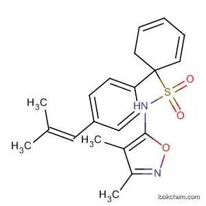 Molecular Structure of 179250-94-3 ([1,1'-Biphenyl]-2-sulfonamide,
N-(3,4-dimethyl-5-isoxazolyl)-4'-(2-methyl-1-propenyl)-)