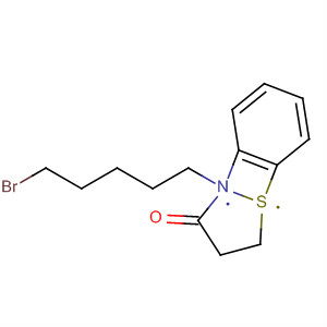 Molecular Structure of 191662-26-7 (1,2-Benzisothiazol-3(2H)-one, 2-(5-bromopentyl)-)