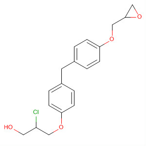 Molecular Structure of 194672-61-2 (1-Propanol, 2-chloro-3-[4-[[4-(oxiranylmethoxy)phenyl]methyl]phenoxy]-)