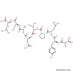 Molecular Structure of 194730-57-9 (L-Leucine,
L-threonyl-L-tyrosyl-L-leucyl-L-prolyl-L-threonyl-L-asparaginyl-L-alanyl-L-ser
yl-)
