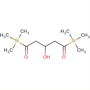 Molecular Structure of 196401-55-5 (3-Pentanol, 1,5-dioxo-1,5-bis(trimethylsilyl)-)