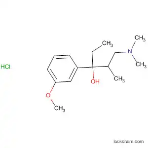 Molecular Structure of 197145-30-5 (Benzenemethanol,
a-[2-(dimethylamino)-1-methylethyl]-a-ethyl-3-methoxy-, hydrochloride)
