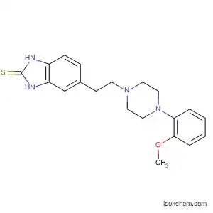 Molecular Structure of 199382-12-2 (2H-Benzimidazole-2-thione,
1,3-dihydro-5-[2-[4-(2-methoxyphenyl)-1-piperazinyl]ethyl]-)