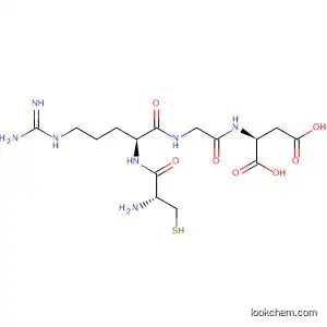 Molecular Structure of 199438-62-5 (L-Aspartic acid, L-cysteinyl-L-arginylglycyl-)