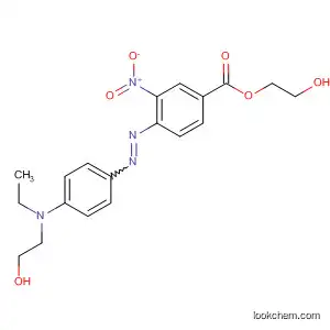 Molecular Structure of 583824-14-0 (Benzoic acid, 4-[[4-[ethyl(2-hydroxyethyl)amino]phenyl]azo]-3-nitro-,
2-hydroxyethyl ester)
