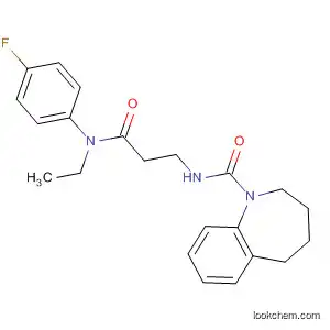 Molecular Structure of 585576-65-4 (1H-1-Benzazepine-1-carboxamide,
N-[3-[ethyl(4-fluorophenyl)amino]-3-oxopropyl]-2,3,4,5-tetrahydro-)