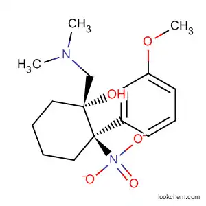 Molecular Structure of 586348-66-5 (Cyclohexanol, 2-[(dimethylamino)methyl]-1-(3-methoxyphenyl)-,
(1R,2R)-, nitrate (salt))