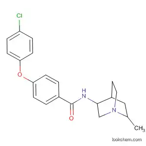 Benzamide,
4-(4-chlorophenoxy)-N-(6-methyl-1-azabicyclo[2.2.2]oct-3-yl)-