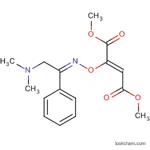 Molecular Structure of 586398-24-5 (2-Butenedioic acid,
2-[[(E)-[2-(dimethylamino)-1-phenylethylidene]amino]oxy]-, dimethyl
ester, (2Z)-)