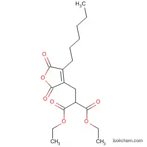 Propanedioic acid, [(4-hexyl-2,5-dihydro-2,5-dioxo-3-furanyl)methyl]-,
diethyl ester