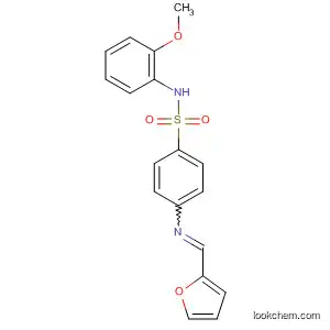 Molecular Structure of 586987-17-9 (Benzenesulfonamide,
4-[(2-furanylmethylene)amino]-N-(2-methoxyphenyl)-)